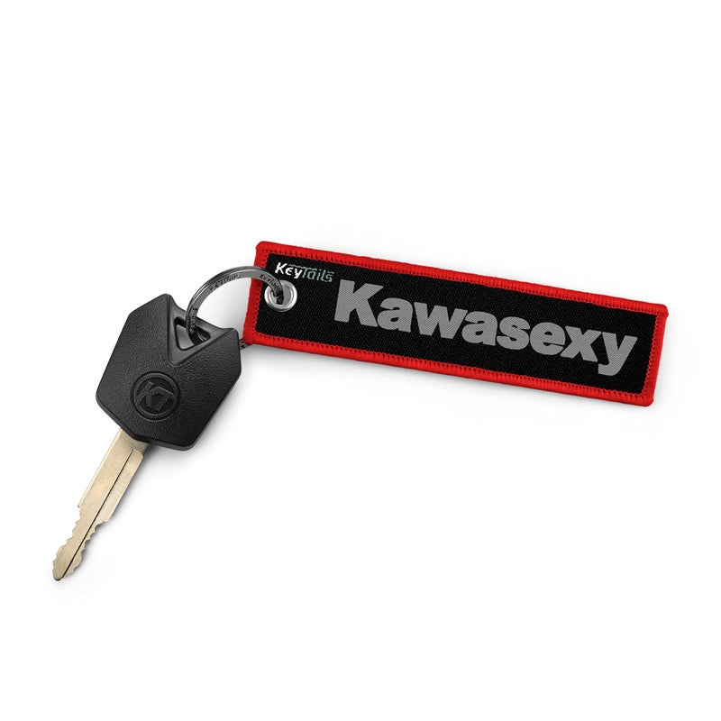 KEYTAILS ميداليات مفاتيح KEYTAILS، جودة ممتازة، بطاقة مفاتيح تناسب دراجة كاواساكي النارية، سيارة، سكوتر، ATV، UTV [كاواسيكسي] - Image 2